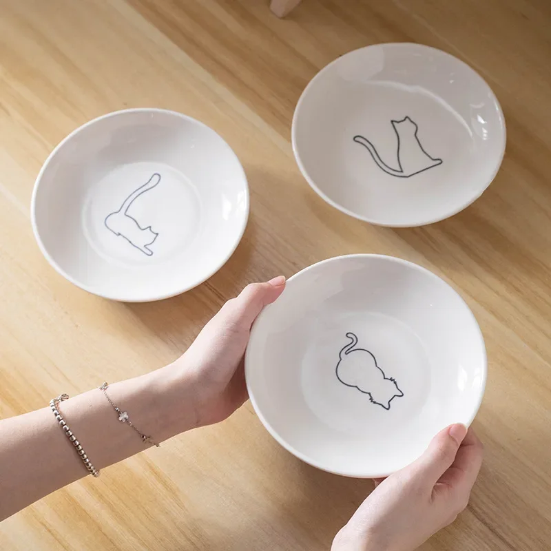 Керамические пластины для кошек с силиконовой противоскользящей подкладкой