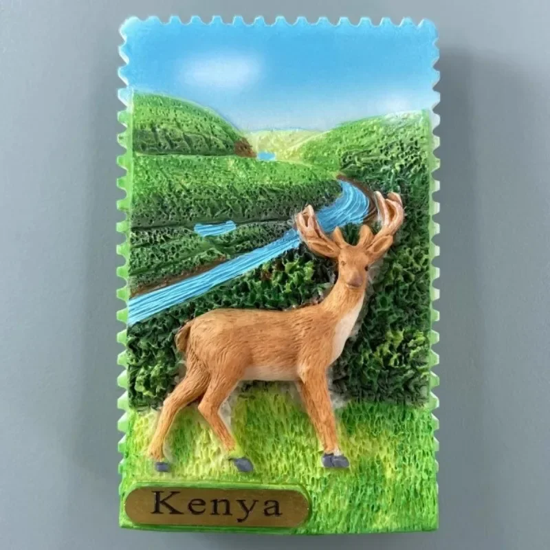 Кения наклейки на холодильник африканское озеро Накуру сувениры для путешествий