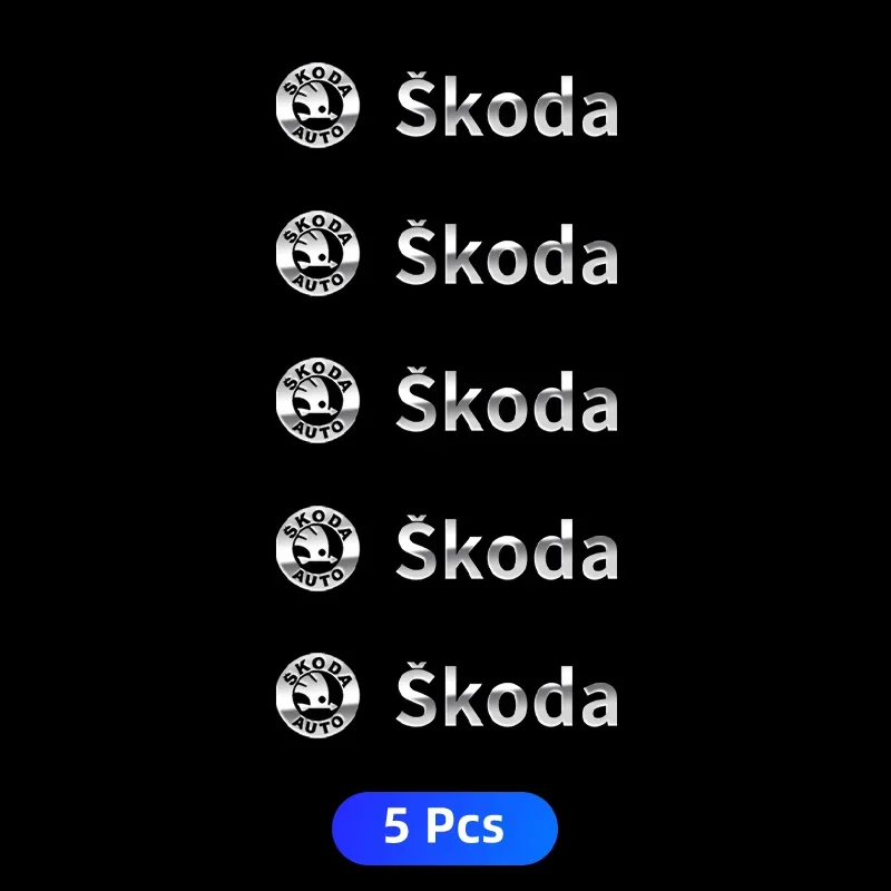 

3D металлические автомобильные логотипы, декоративные наклейки, для Skoda Octavia MK2 MK1 2 3 A5 A7 A8 Fabia Karoq Superb Rapid Kamiq Scala