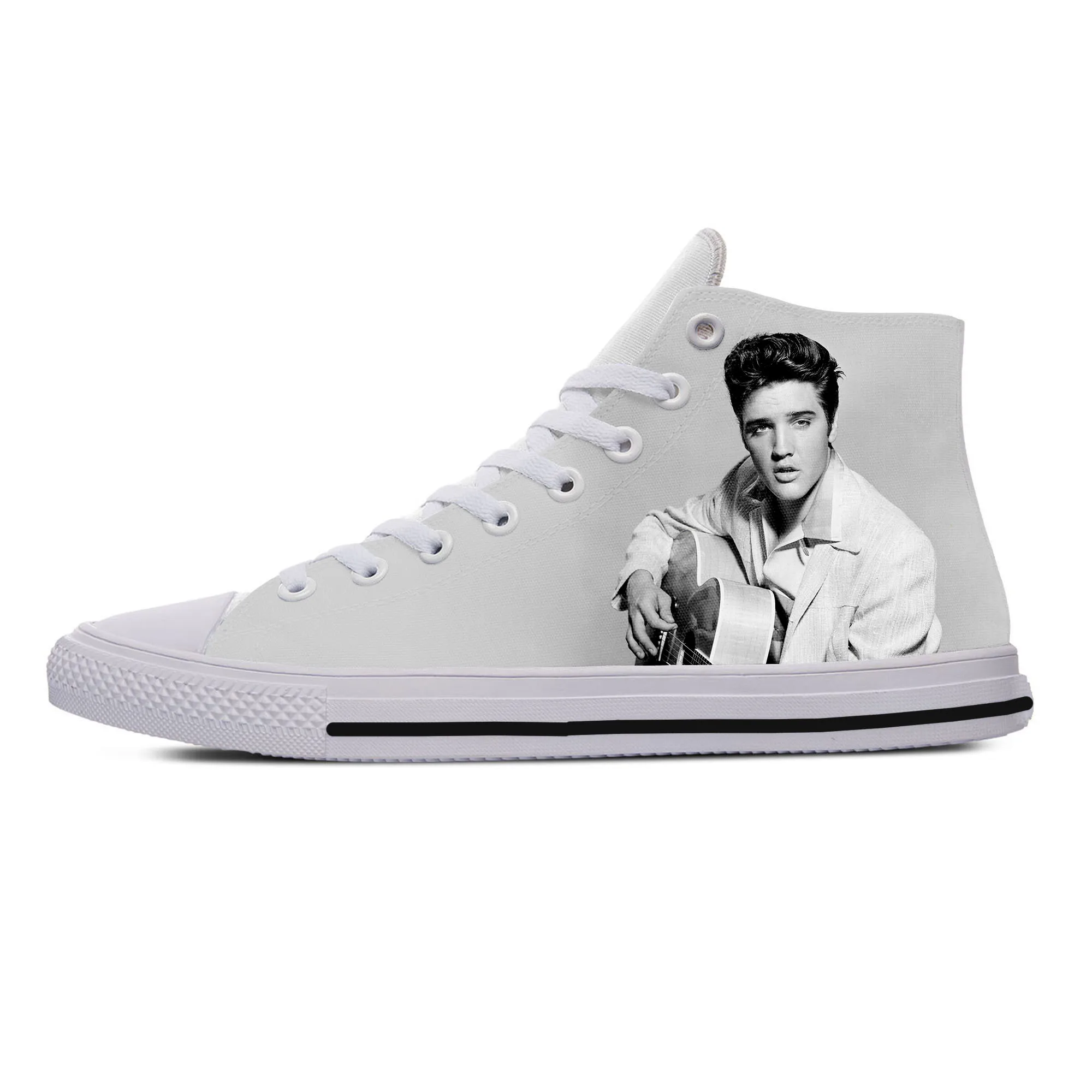 

Кроссовки Elvis Presley женские и мужские высокие, модная повседневная обувь для скейтборда, классические, лето