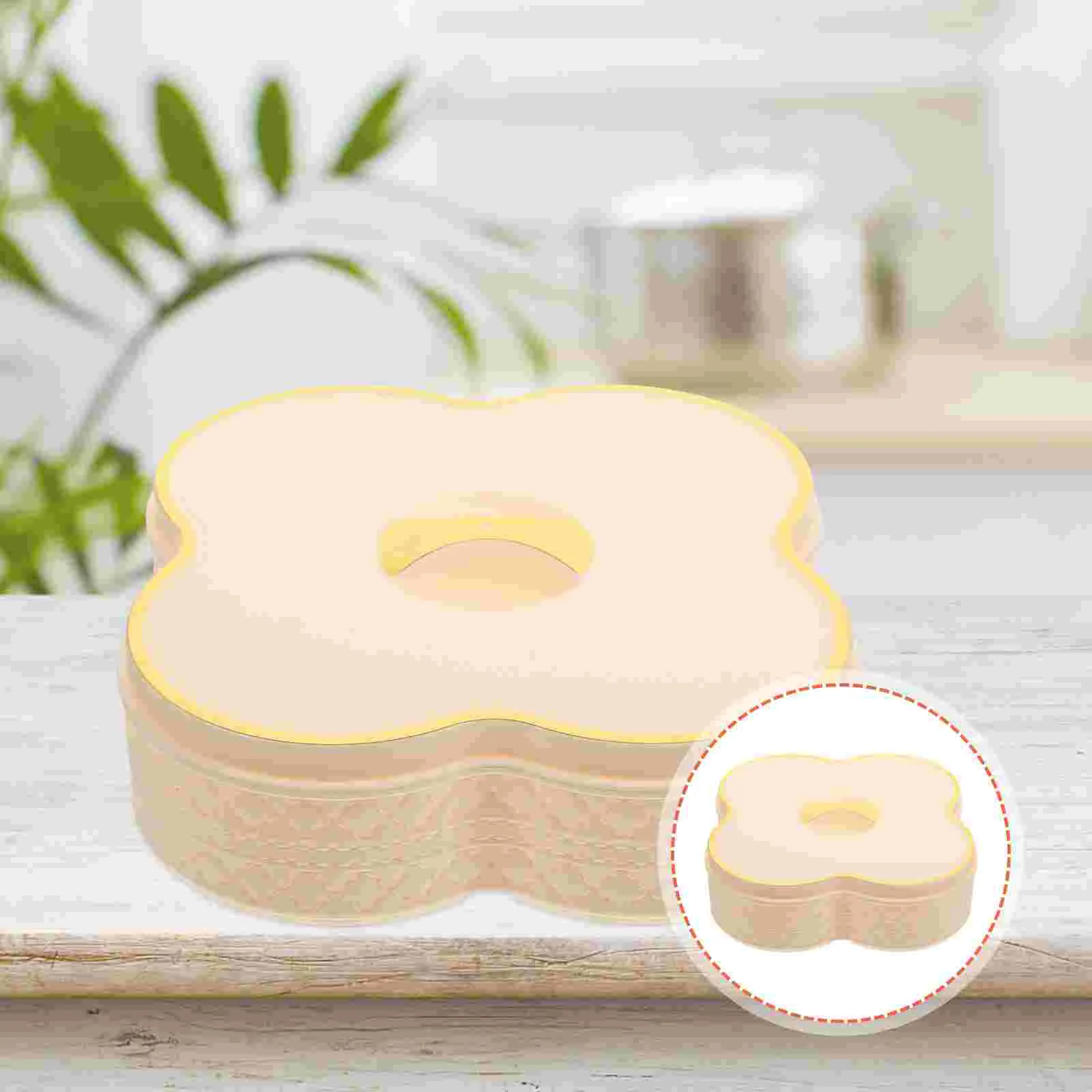 

Tray Fruit Snack Serving Candy Divided Platter Bowlbox Flower Tiernut Lid Veggie Appetizer Container Containers Storage Dried