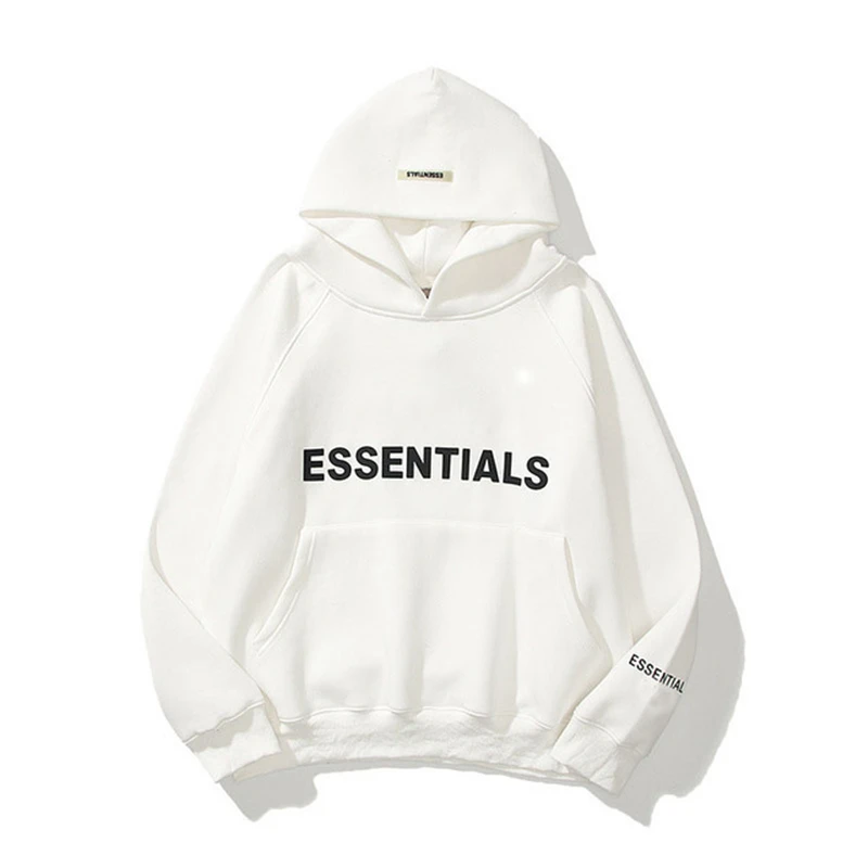 ESSENTIALS Hoodie Men's Casual Sports Cool Hoodies Printed Fleece Oversized Hoodie Fashion Hip Hop Street Sweater S-3XL