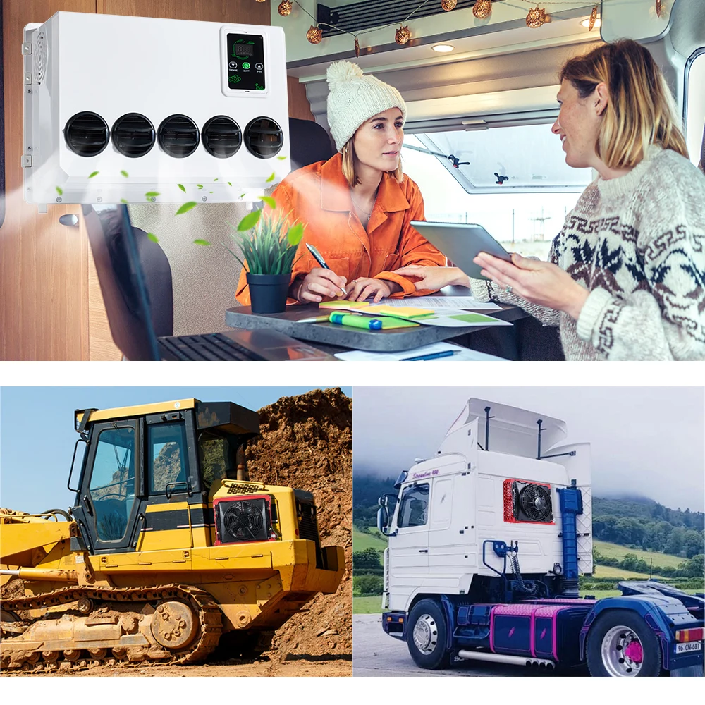 12 В/24 В электрический кондиционер для автомобиля с нулевым расходом масла