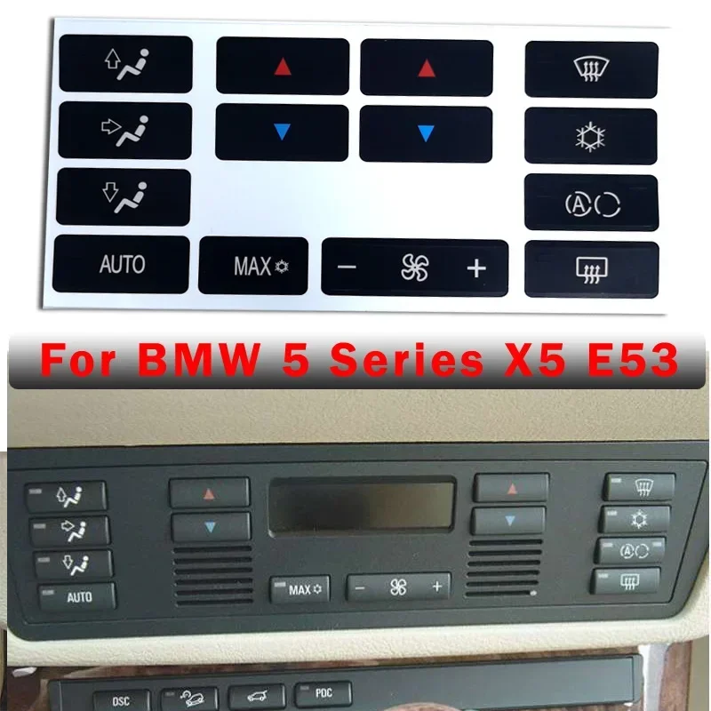 14 шт./Набор для BMW X5 E53 1999-2006 E39 1996-2002 кнопки контроля кондиционера автомобиля