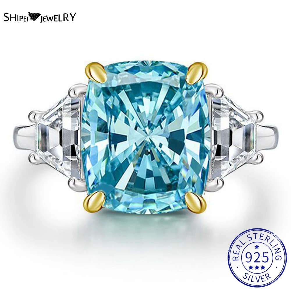 

Женское кольцо из серебра 100% пробы с увлажненным камнем 11 карат