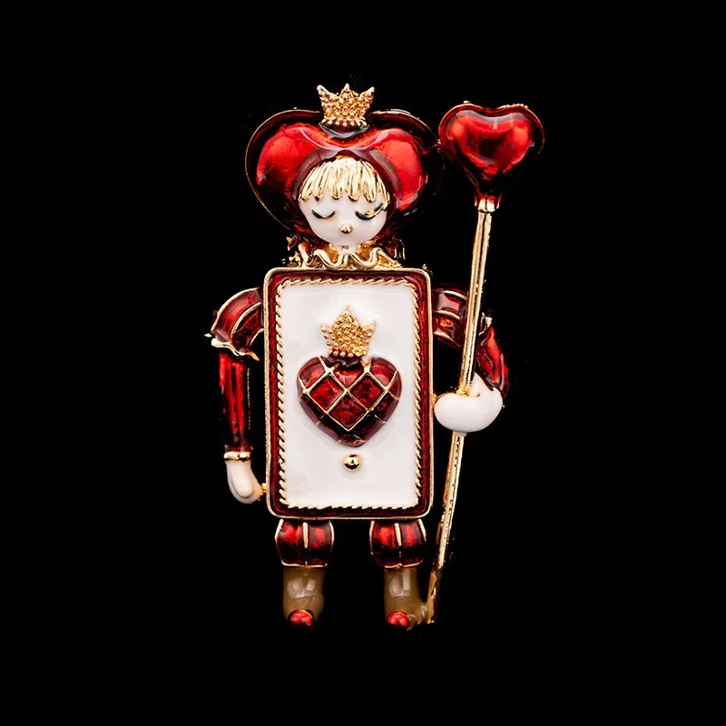 Xi Ling Fei Zi персонаж мультфильма в форме сердца покерная карта дверная защита