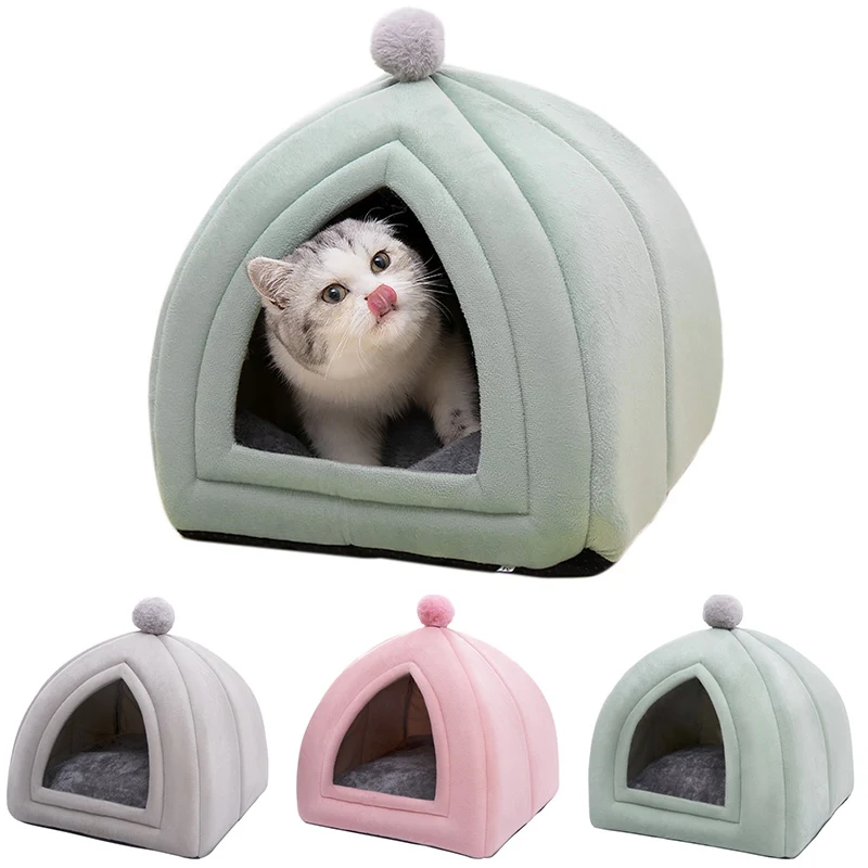 

Kawaii Cat Bed Foldable Dog Bed for Cats Anti-skid Bed for puppy cat Pet House Bed Buda Dla Psa Do Domu cama casa cachorro