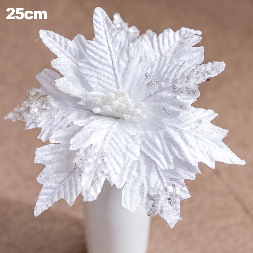 Фланелевые блестящие цветы золотистые серебристые розовые белые зеленые