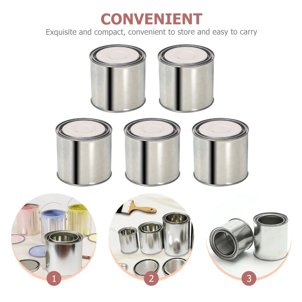 5 шт. металлическая банка с краской ручка для масляной герметизации