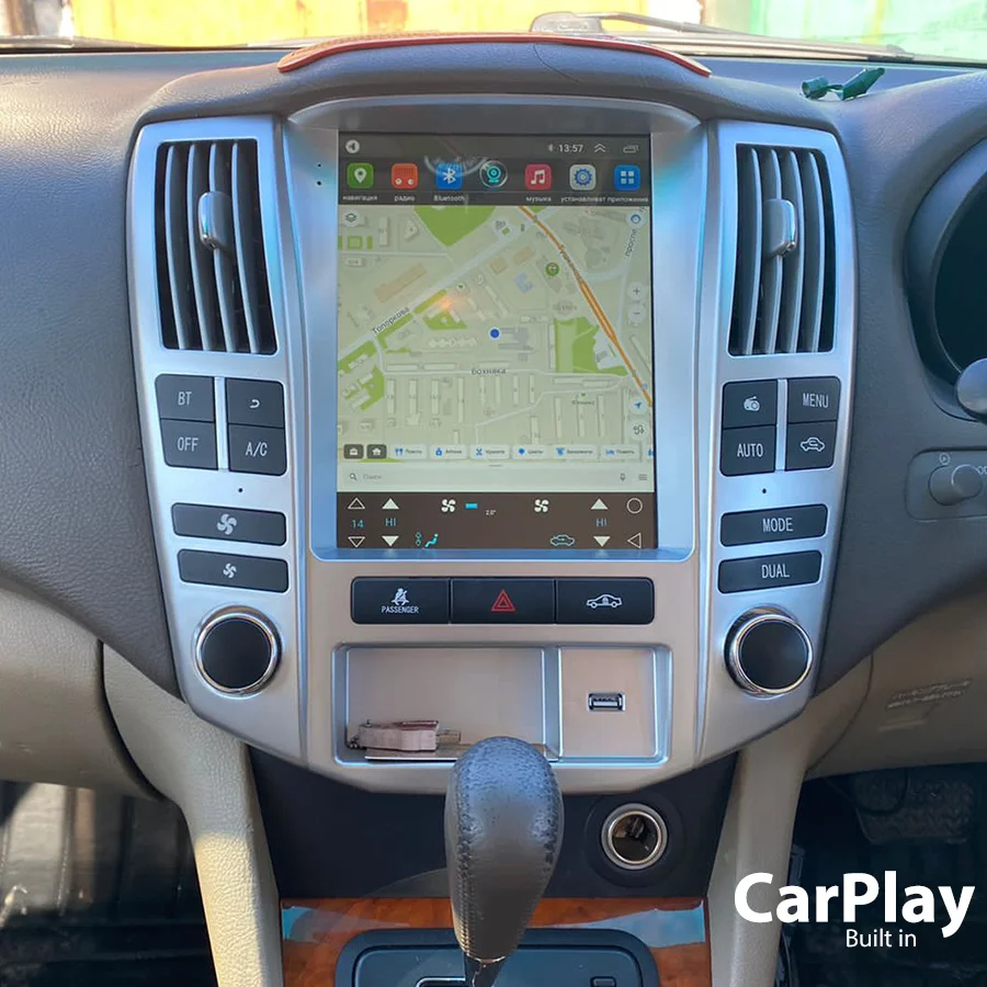 128GB Android 12 2Din Car Dvd Multimedia Player GPS For LEXUS RX300 RX330 RX350 2009 Toyota Harrier Navigation Stereo Head Unit