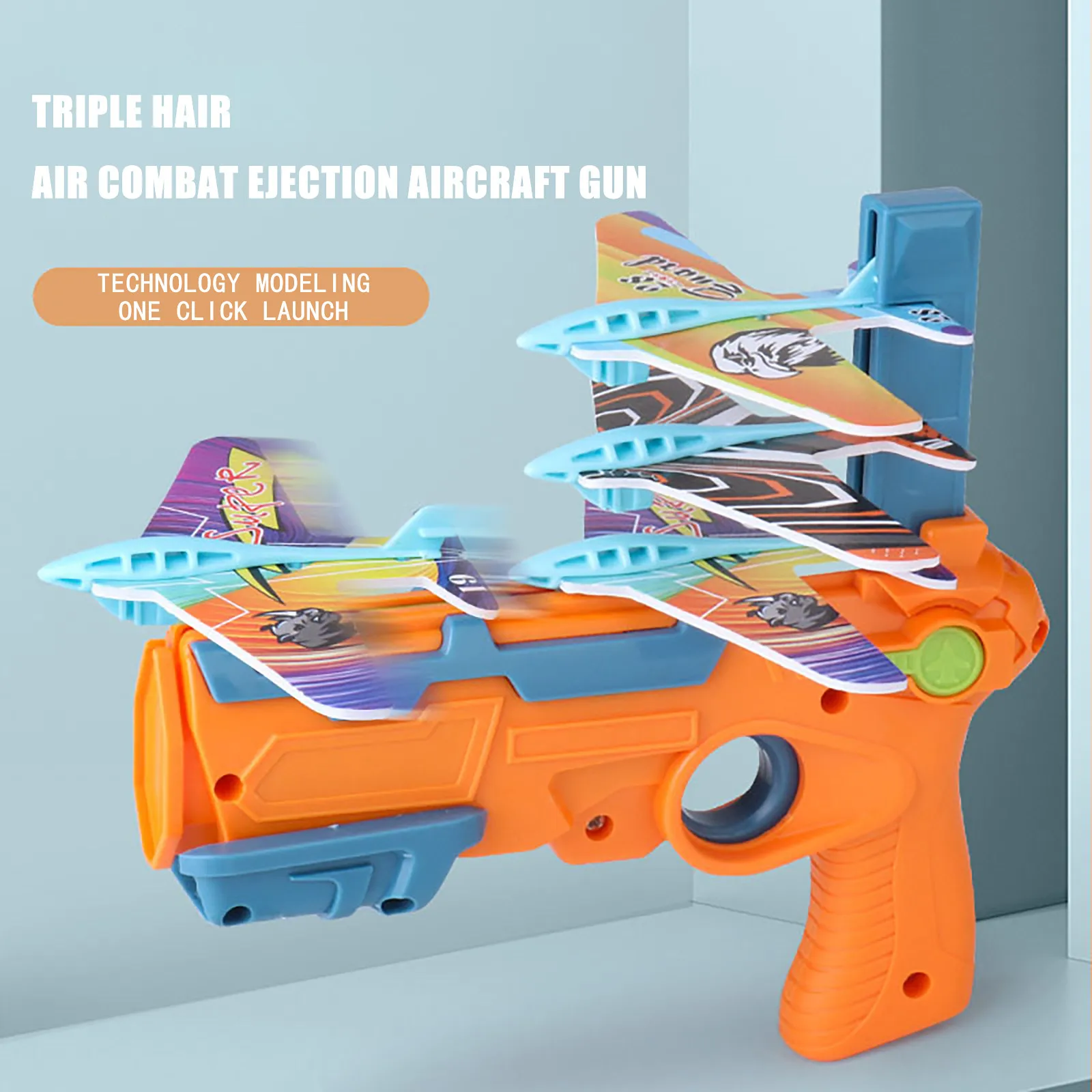

Sports Game Airplane Launcher Outdoor Garden For Children Bubble Catapult Plane Gun Shooting Toys For Kids Antistress Fidget Toy