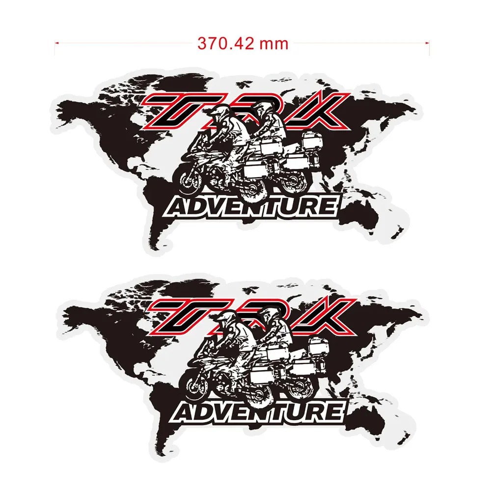 TRK502 мотоциклетная подушка на бак багажник чемодан наклейки Panniers Набор наклеек