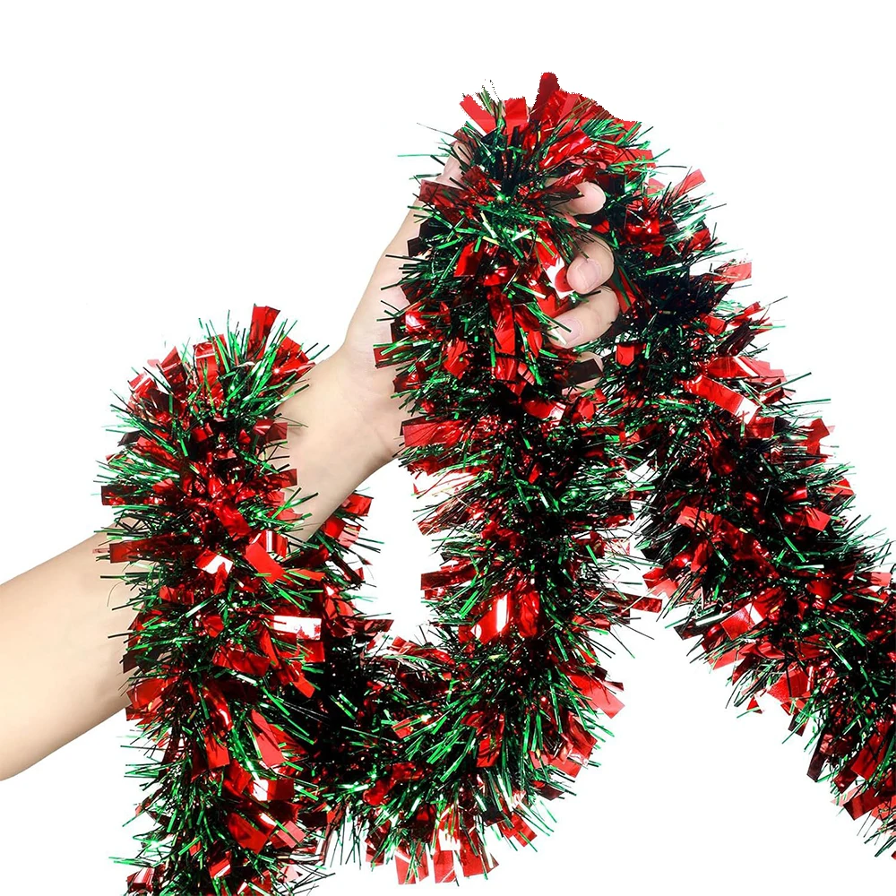 

2 м веселые рождественские украшения, лента, украшение для рождественской елки, медведи, пряничные люди, снеговики, новогодние принадлежности, красный, зеленый