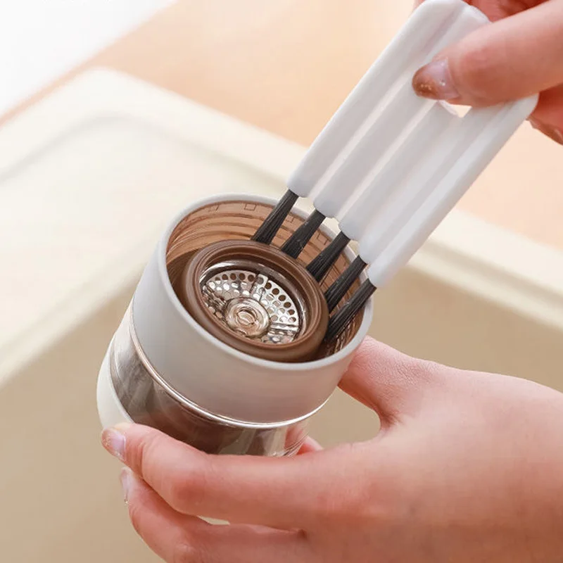 

Multifunctional Flexible Gap Brush Cup Cover Groove Gap Brush Household Soft Bristles Cleaning Brush Cleaning Household Tools