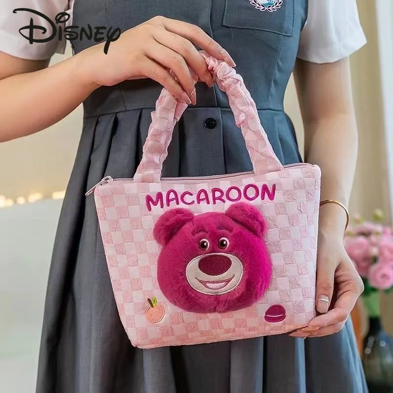 Disney 2023 New Women's Handbag Fashion High Quality Women's Bag Cartoon Casual Versatile Large Capacity Girls' Shopping Bag