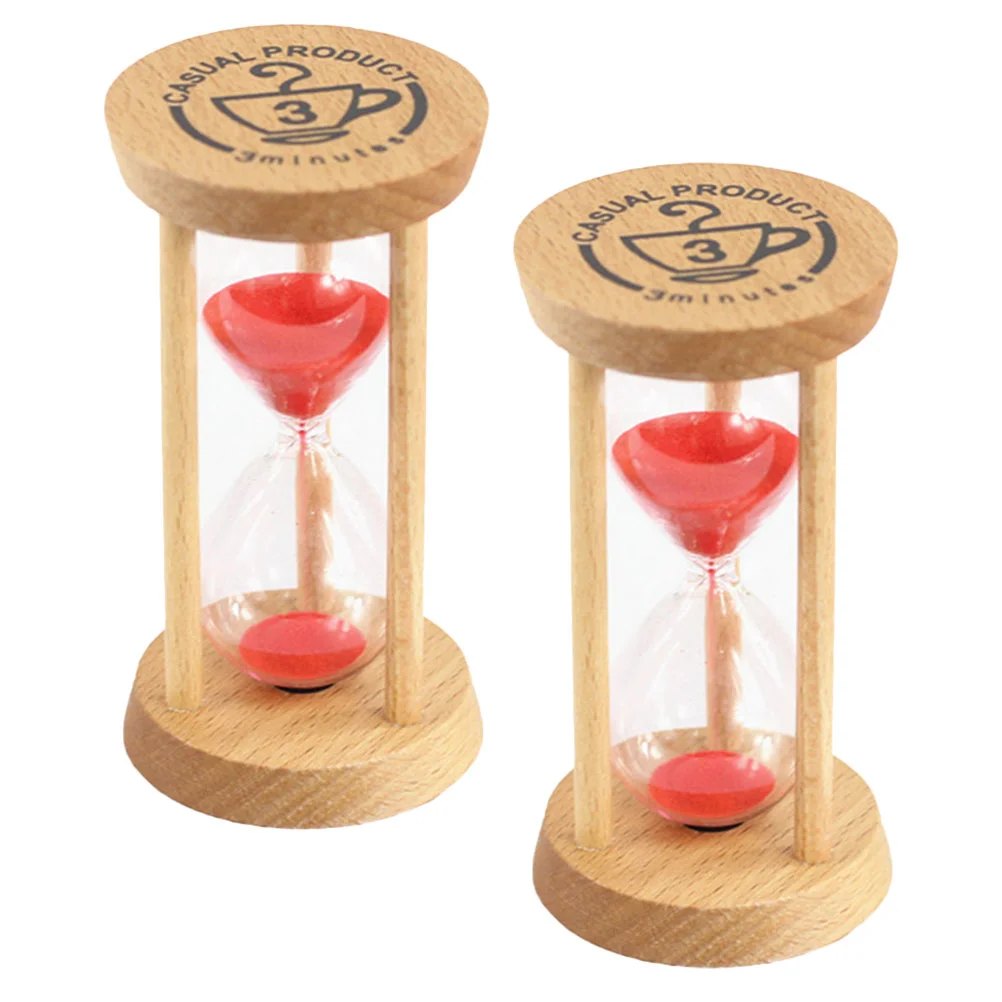 

2Pcs Sand Timers Children Sand Timers Decorative Sand Timers Sand Timers for Kids for Education Time Management Training