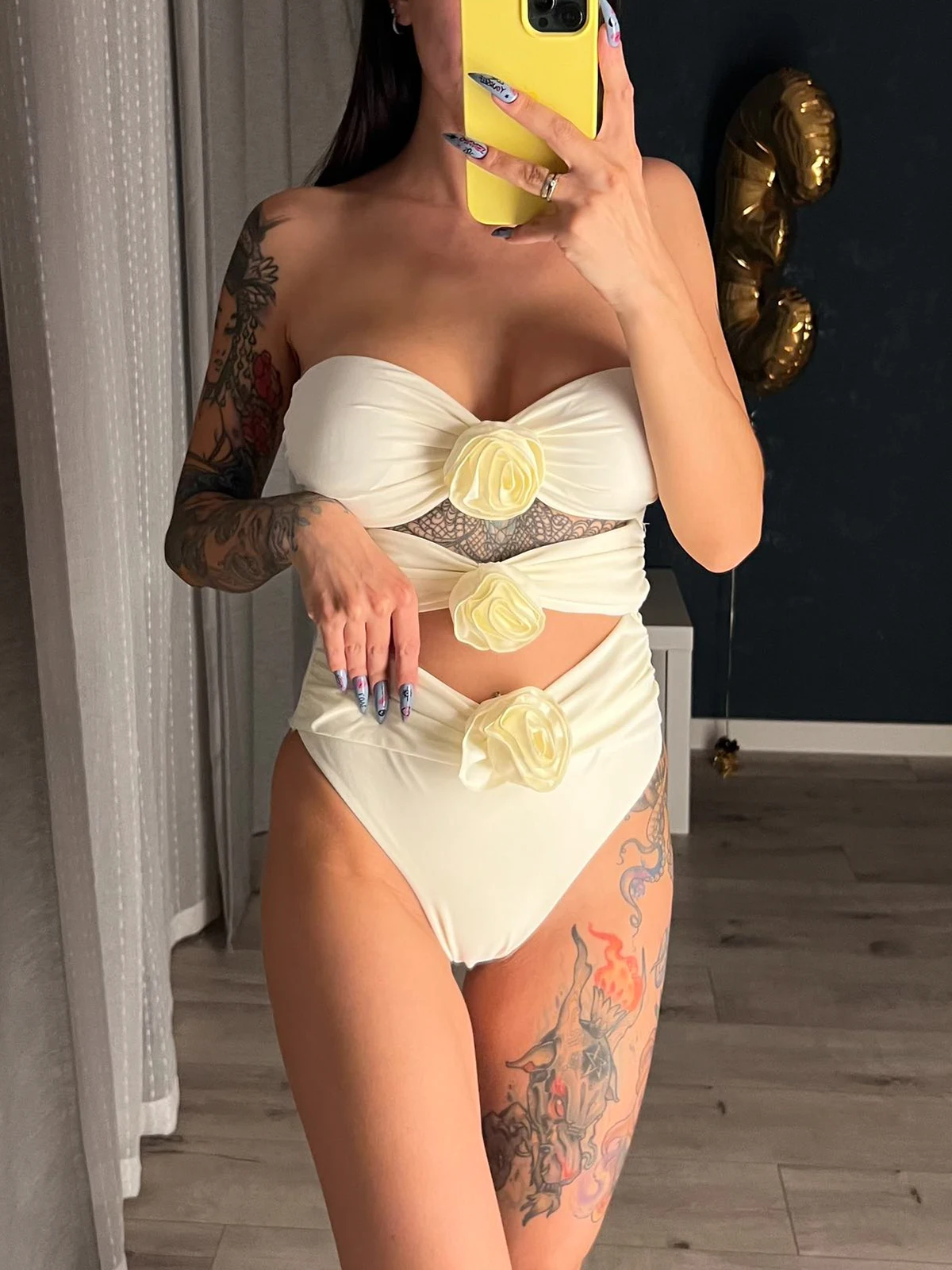 

Цветочный сексуальный женский цельный купальник 2023, женский купальник, однотонный монокини с вырезами, купальный костюм, купальный костюм, пляжная одежда