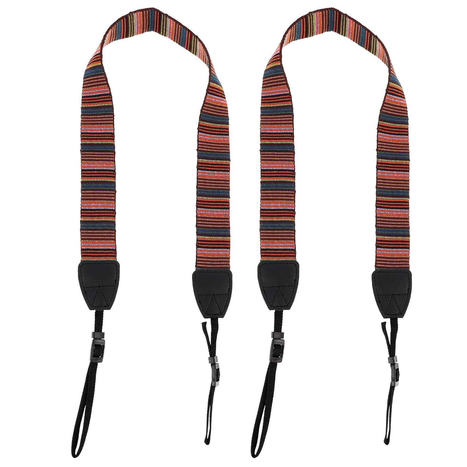 

2pcs Adjustable Camera Strap Wear-resistant Outdoor Camera Sling Strap