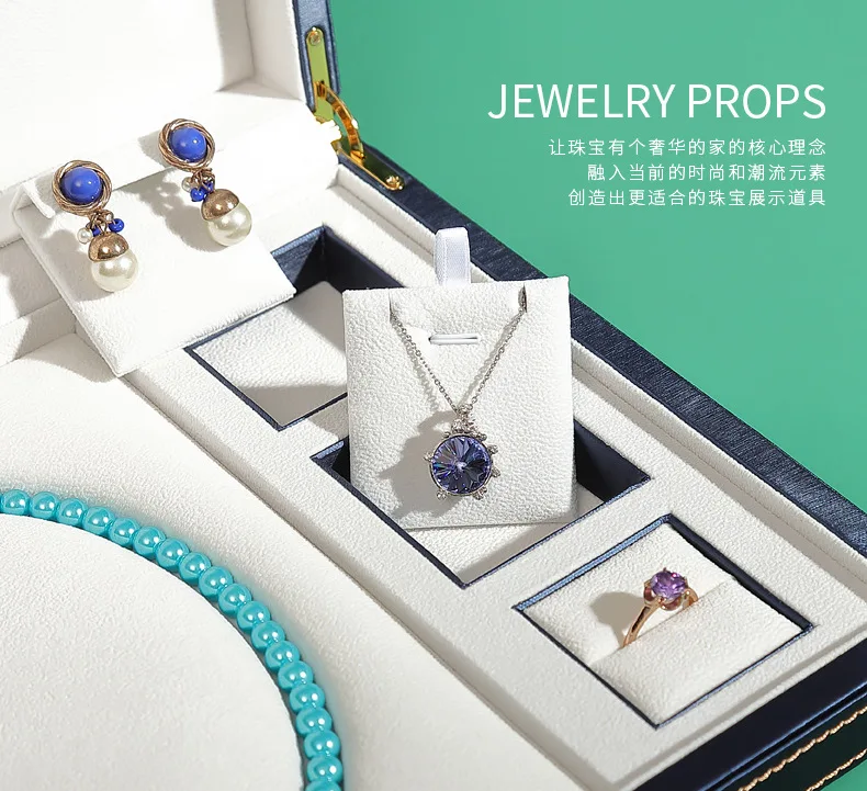 2022 Jewelry Organizer Display Travel Jewellery Case Boxes Travel Portable Jewelry Box Leather Storage Organizer Earring Holder