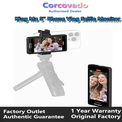 KingMa King Ma PH05-MAX 5-дюймовый монитор для видеоблогов, селфи, экран, монитор камеры для iPhone, для видеоблогов/прямой трансляции/телесуфлер
