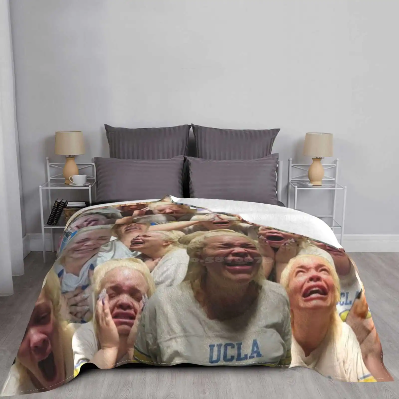Высококачественное удобное покрывало для кровати Trisha Paytas мягкое одеяло плача