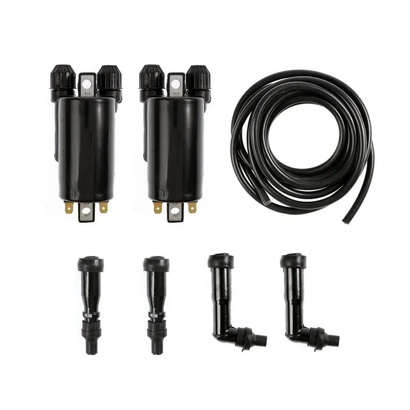 

Ignition Coil Set for Honda CB750/900/1000/1100F 1979-1983 Ignition Coil Set Caps and spark plug Wire Auto Replacement Parts