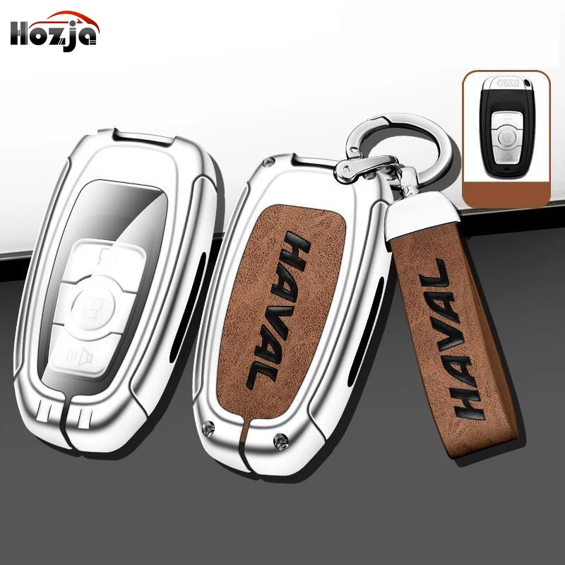 

Alloy Car Smart Key Case Cover for Great Wall Haval H6 2015 C50 H9 F7X H5 H3 M2 Coupe Remote Protector Accessories