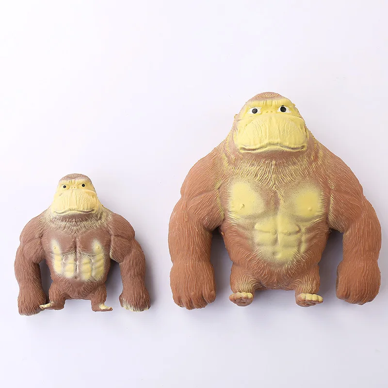 

Big Giant Spongy Squishy Fidget Orangutan TT Influencer Elastic Monkey Antistress Toy for Adult and Children Soft Fun Gift Toy