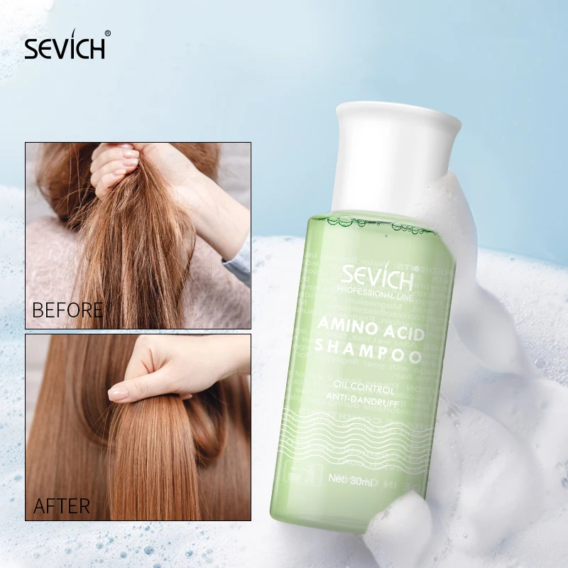 

Sevich Amino Acid Hair Shampoo and Conditioner Hair Care Travel Set Deep Cleaning Portable Hair Treatment Shampoo Set