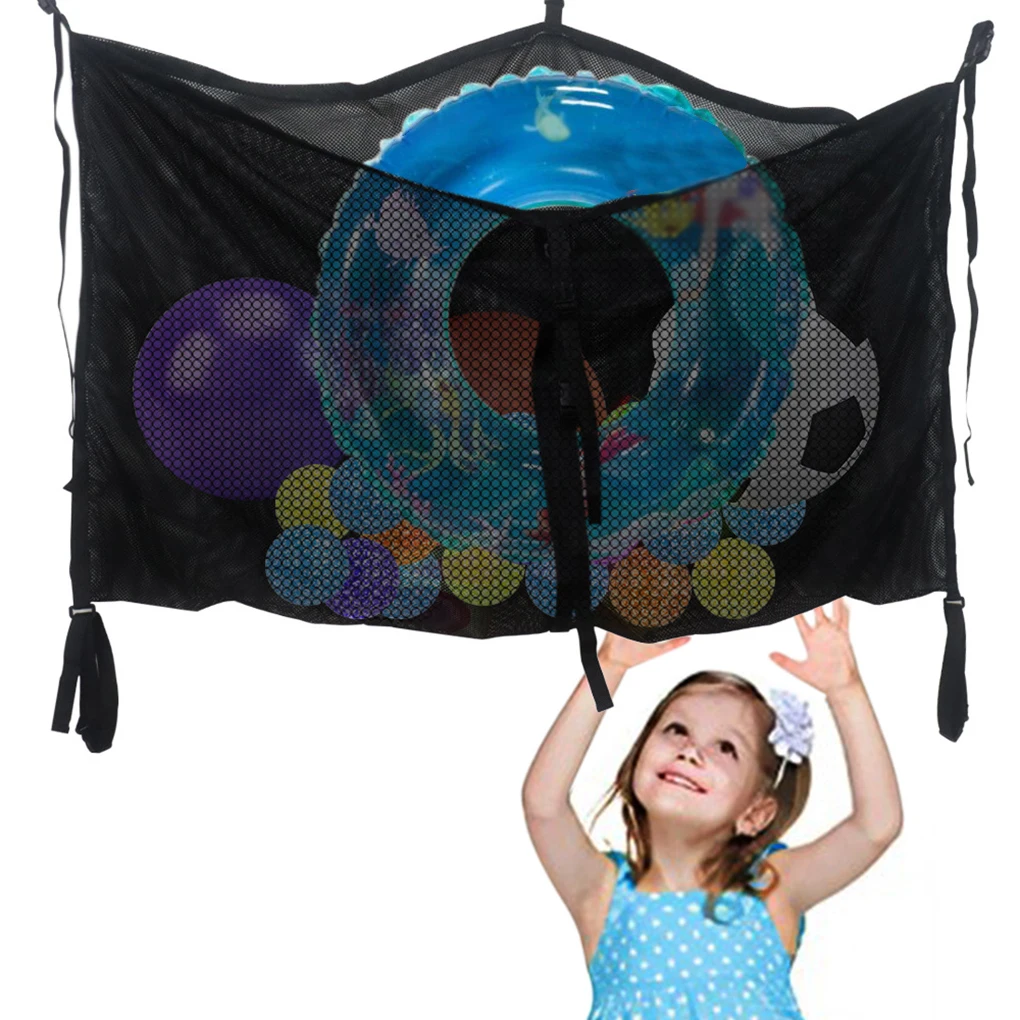 

Sundries Inflatable Toys Storage Netting Bags Indoor Outdoor Hanging Net Beach Swimming Ring Mesh Organizer Pouches