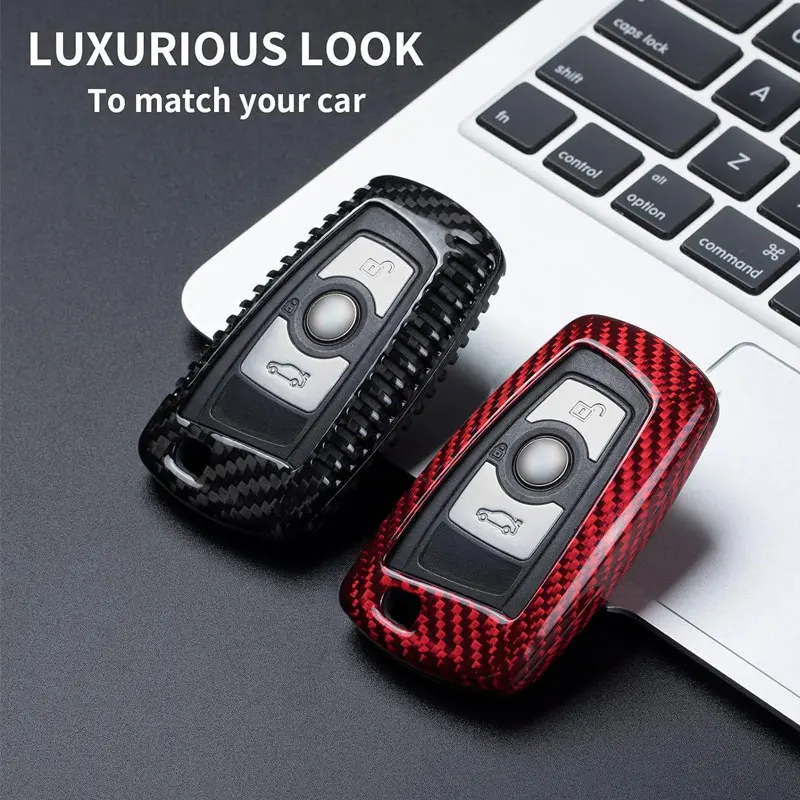 Чехол для ключа из углеродного волокна BMW защитный чехол 1 2 3 3GT 4 5 5GT 6 7 X3 X4 M2 M3 M4 M5 M6