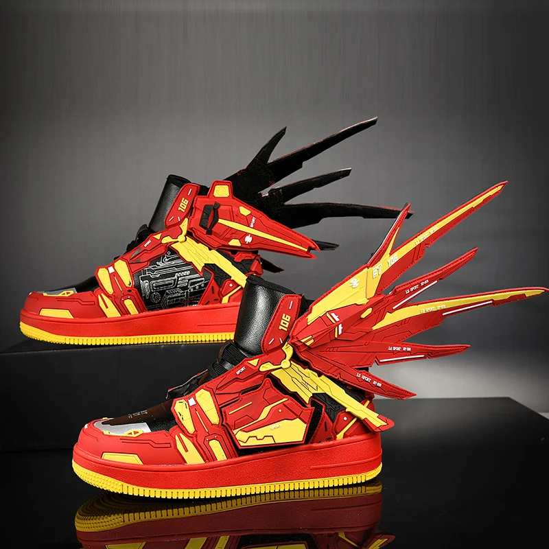 Кроссовки с принтом летучая мышь для мужчин и женщин легкие сникерсы на плоской