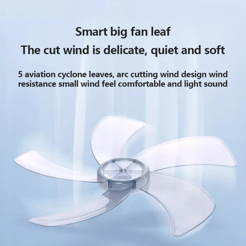 Напольный бесшумный перезаряжаемый вентилятор для семейной спальни встроенный