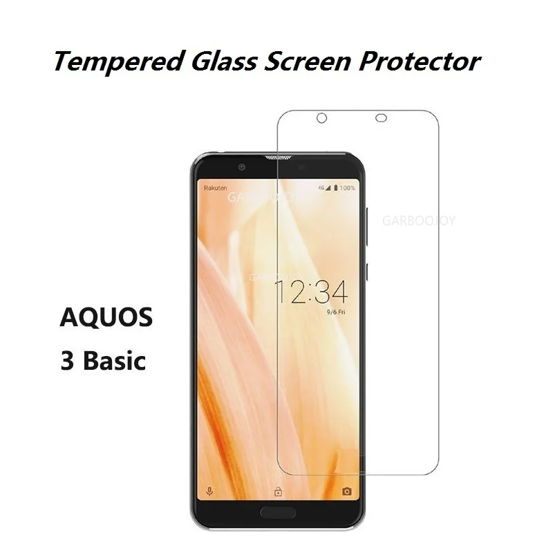 

High Quality Sense 3 Basic Tempered Glass Screen Protective Glass For Sharp Aquos SENSE3 Basic Screen Protector Android OneS7