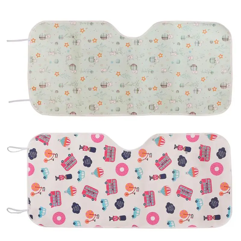 

Солнцезащитный козырек на лобовое стекло автомобиля, передний экран автомобиля, солнцезащитный козырек, универсальная защита от солнца для автомобилей, внедорожников, грузовиков