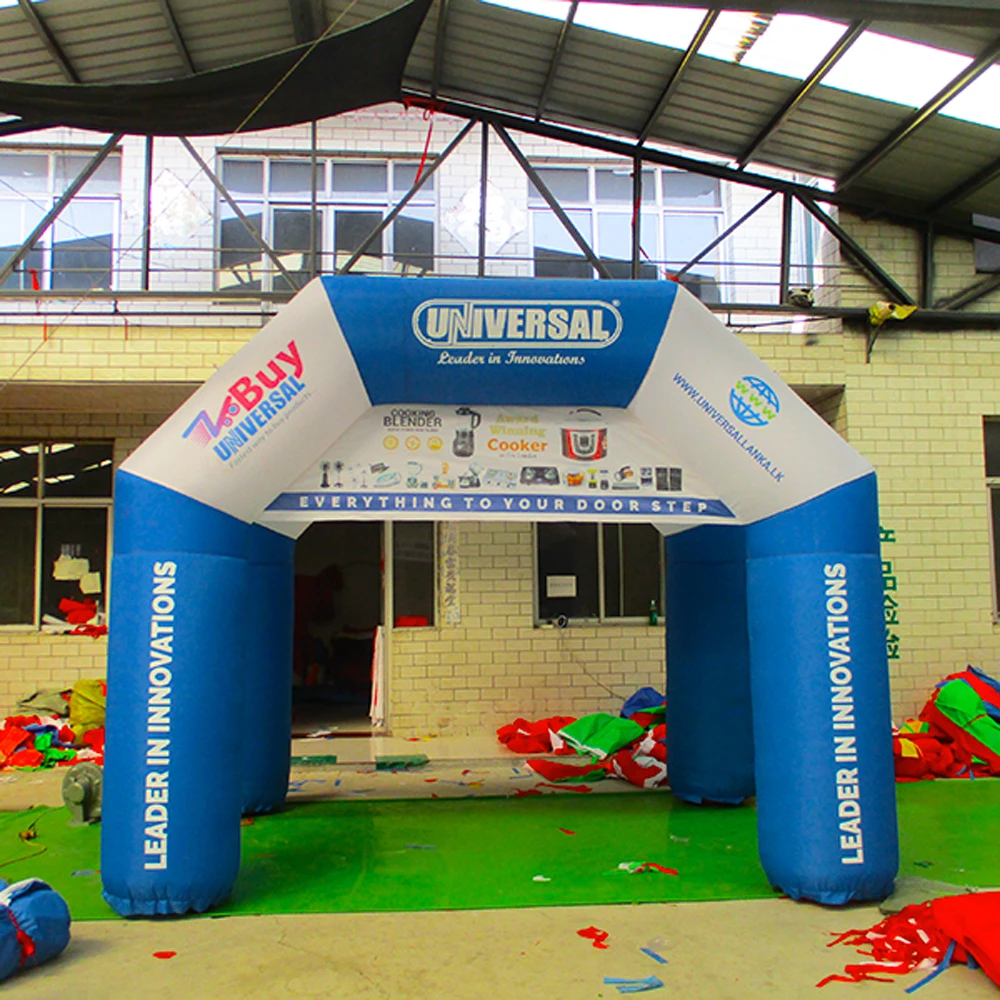 Outdoor Advertising Inflatable Arch Tent Square Spider Promotion Gazebo Event Kiosk Booth With Custom Size Printing Color Blower |