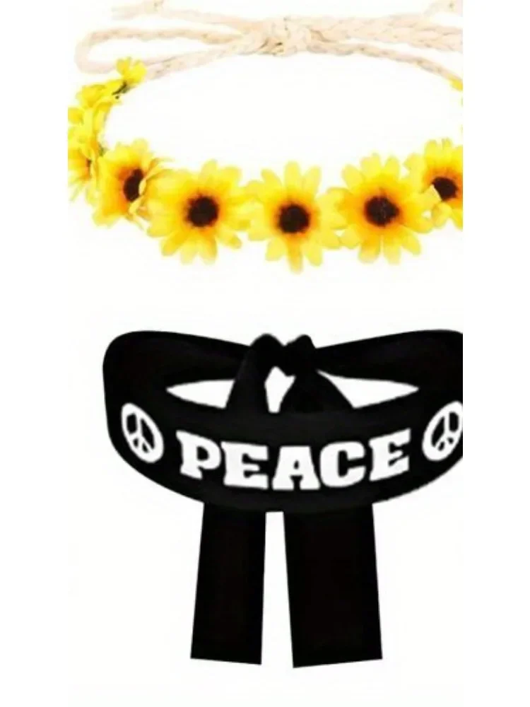 Набор аксессуаров для одежды в стиле хиппи аксессуары с женской головной