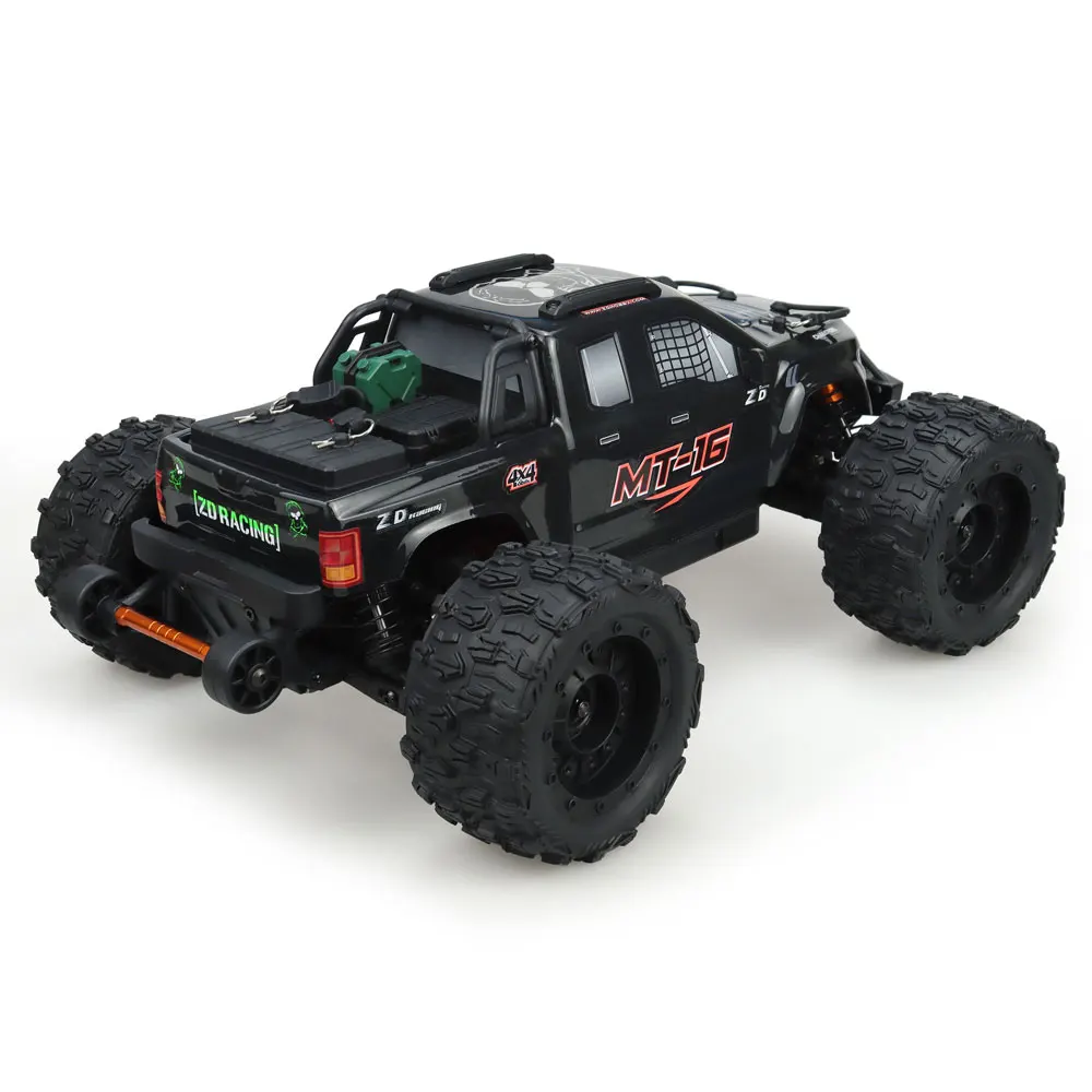 ZD Racing MT16 RTR 1/16 2.4G 4WD 80 км/ч Быстрый бесщеточный радиоуправляемый автомобиль 3S Desert