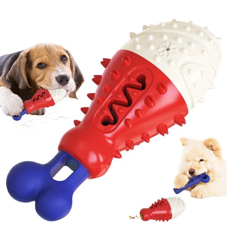 

TPR Summer Pet Cooling Molar Heat Relief Dog Toy Pet Feeder Dog Gnawing Tool Sounding Toy Summer Heatstroke Prevention Supplies