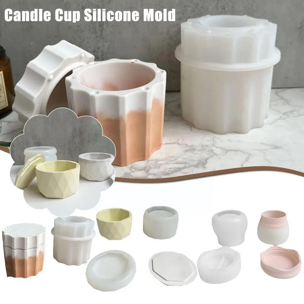 

Storage Box Silicone Mold Round Striped Jewelry Box Molds For Plaster Concrete Cement Crystal Epoxy Resin Clay Candle Pot M K6a4