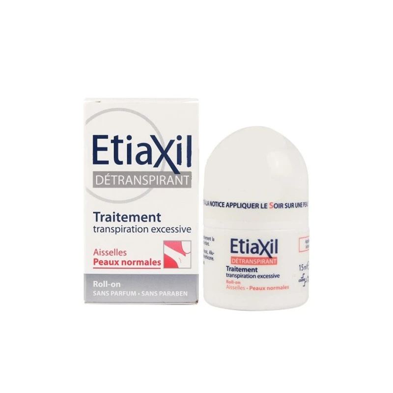

Etiaxil Roll-On Antiperspirant for Armpits (Sensitive Skin) 15ml Body Care deodorant Fresh Remove body odor Common Red Box