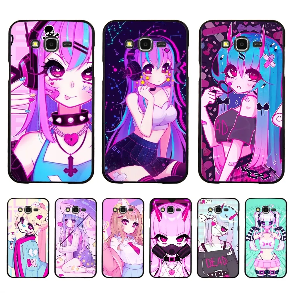 Чехол для телефона Geoxor Moneko Girl для Samsung J 7 Plus 7core J7 Neo J6 Plus Prime J6 J4 J5, чехол для мобильного телефона