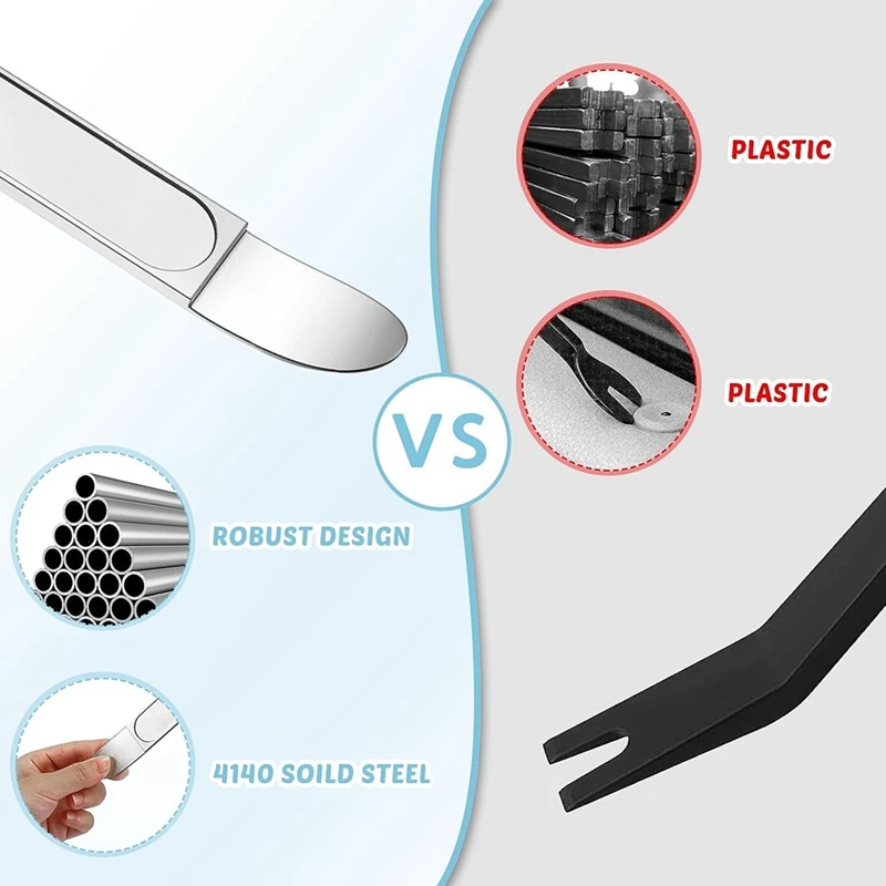 3 шт. инструмент для снятия отделки металлический автомобильный Карманный прут