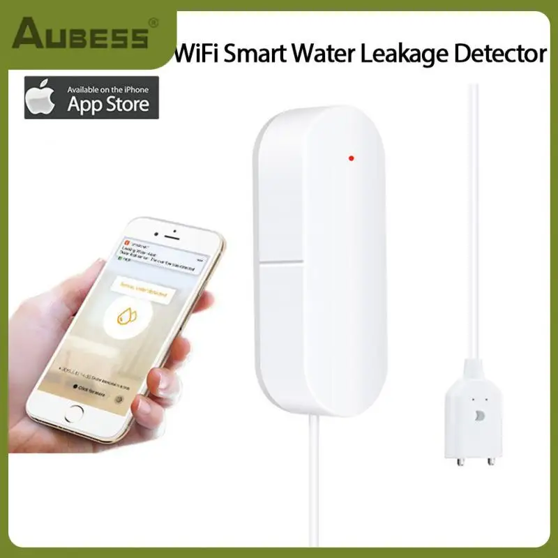 

Smart Home Water Leakage Detection Voice Control Flood Detector Overflow Alarm Wifi Smart Water Detector Home Security System