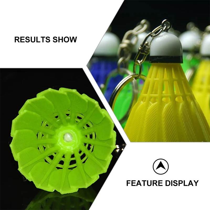 20-100 шт. сувениры для игры в бадминтон спортивный мяч брелки ключей украшения