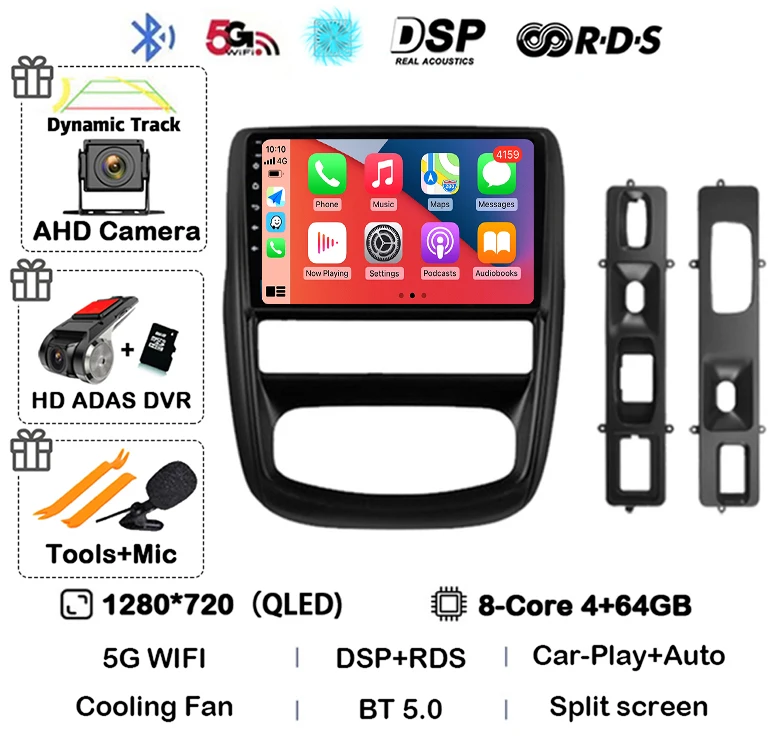 

Автомобильный радиоприемник Android 15 Carplay для Renault Duster 1, 2010 2011, 2012 2013, 2014 2015, мультимедийный GPS-плеер, стерео головное устройство 2din