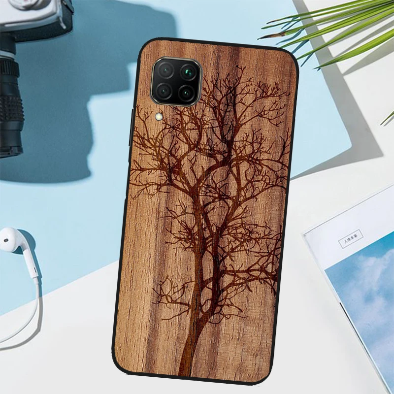 Фото Чехол Tree Flower Bamboo Wood для Huawei Nova 10 9 SE 8i 11i 12i 12s Y60 Y61 Y70 Y90 Y72 Y73 Y91 P60 Pro P30 P40 Lite №3