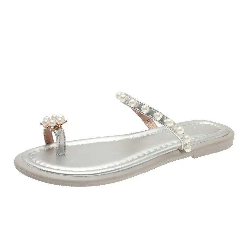 2023 Hot Sale Women's Slippers Fashion Light Concise Casual Flowers Slippers Women Rhinestones Flat Slippers Female Zapatillas