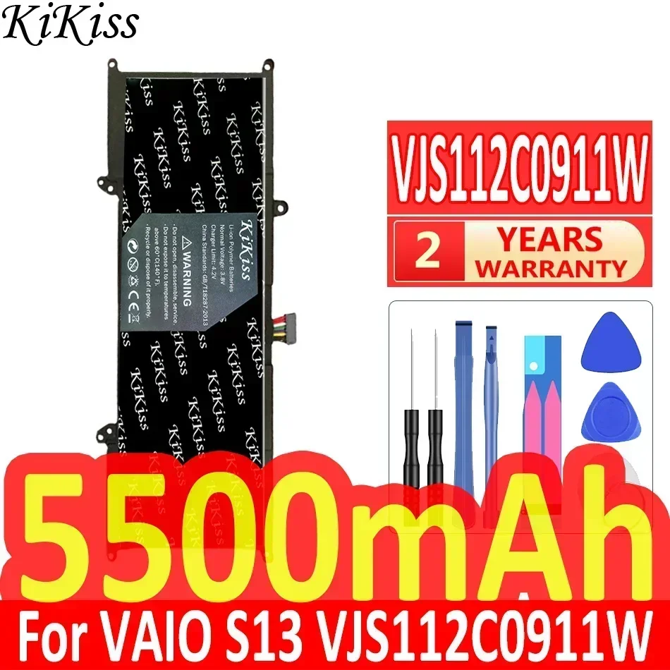 Аккумулятор KiKiss 5500 мАч для Sony VAIO S13 VJS112C0911W VJS132C0711B VJS131C0211S VJS112C0111B
