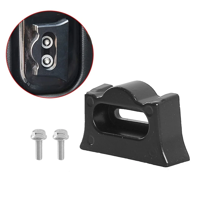 

New Tailgate Latch Bumper Stop Tailgate Alignment For 2018-2021 Jeep Wrangler JL JLU Black Car Accessories Easy to install